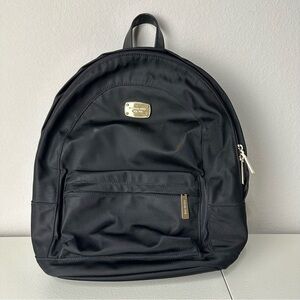 Michael Kors Black Nylon Backpack Purse